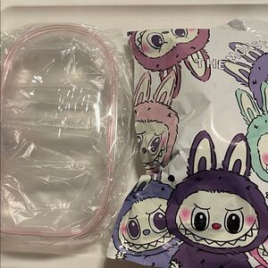 Brand new Labubu The Monsters in Bag plus carry case & clothes Valentine’s Day